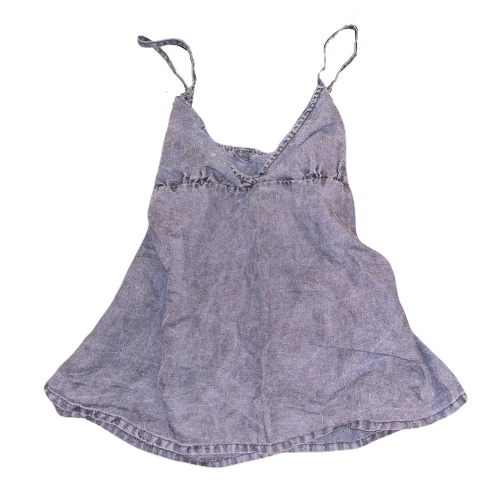 Brandy Melville Baby Doll Denim Top